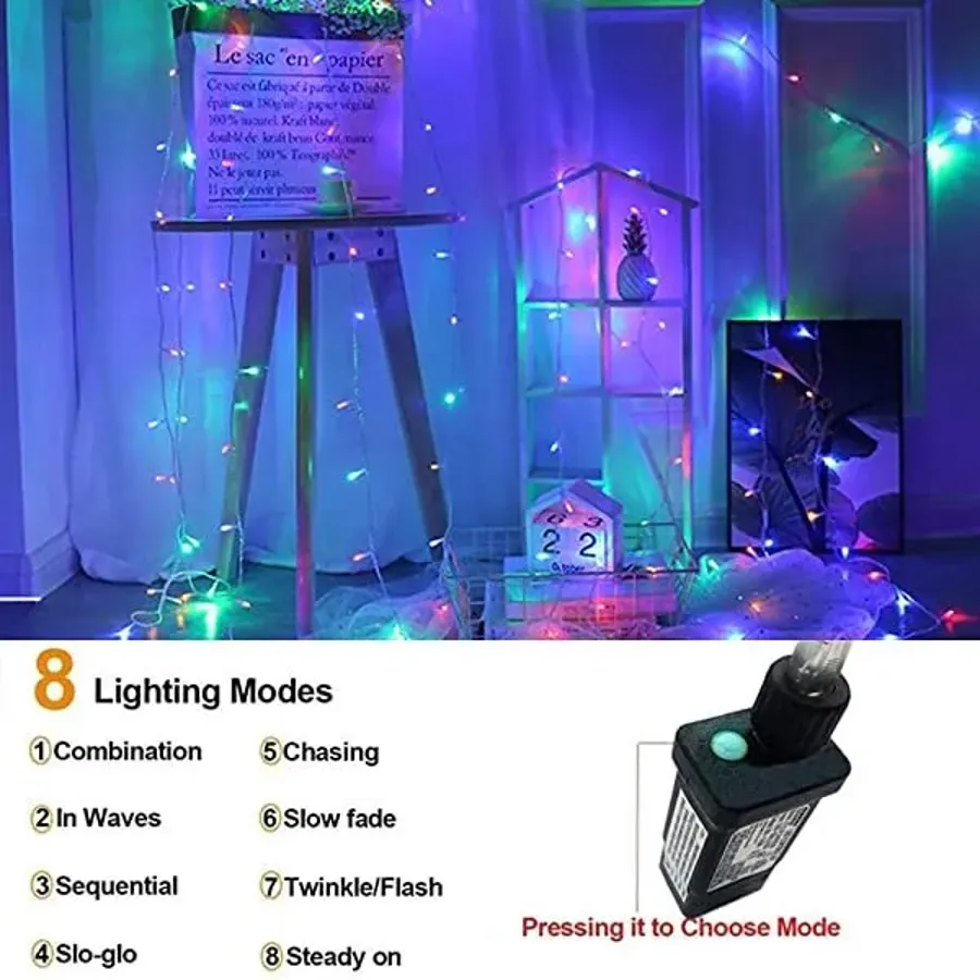 Christmas-led Icicle Lights Outdoor Christmas Decorations Lights