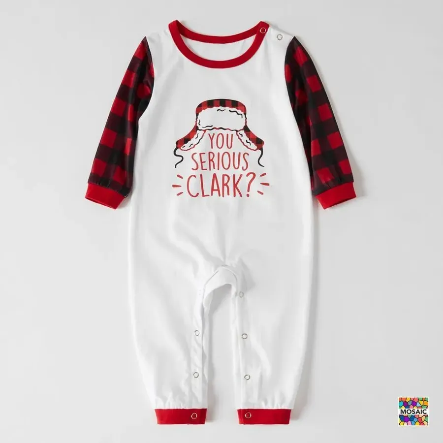 Christmas ' YOU SERIOUS CLARK ' Family Matching Pajamas Sets