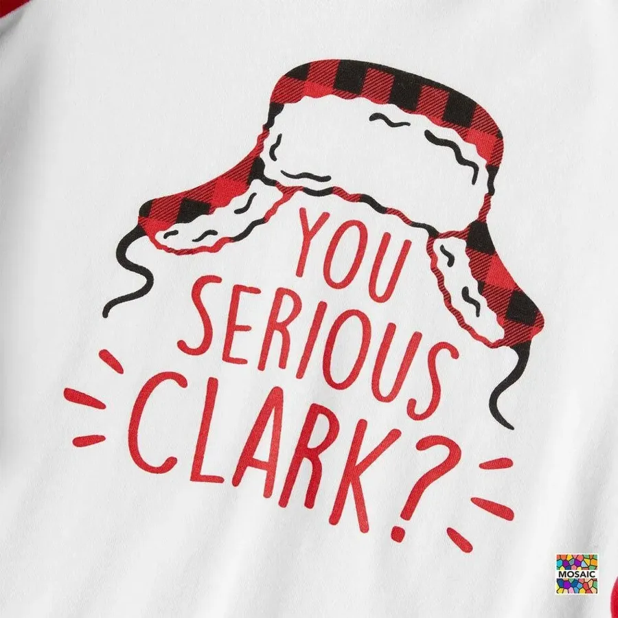 Christmas ' YOU SERIOUS CLARK ' Family Matching Pajamas Sets