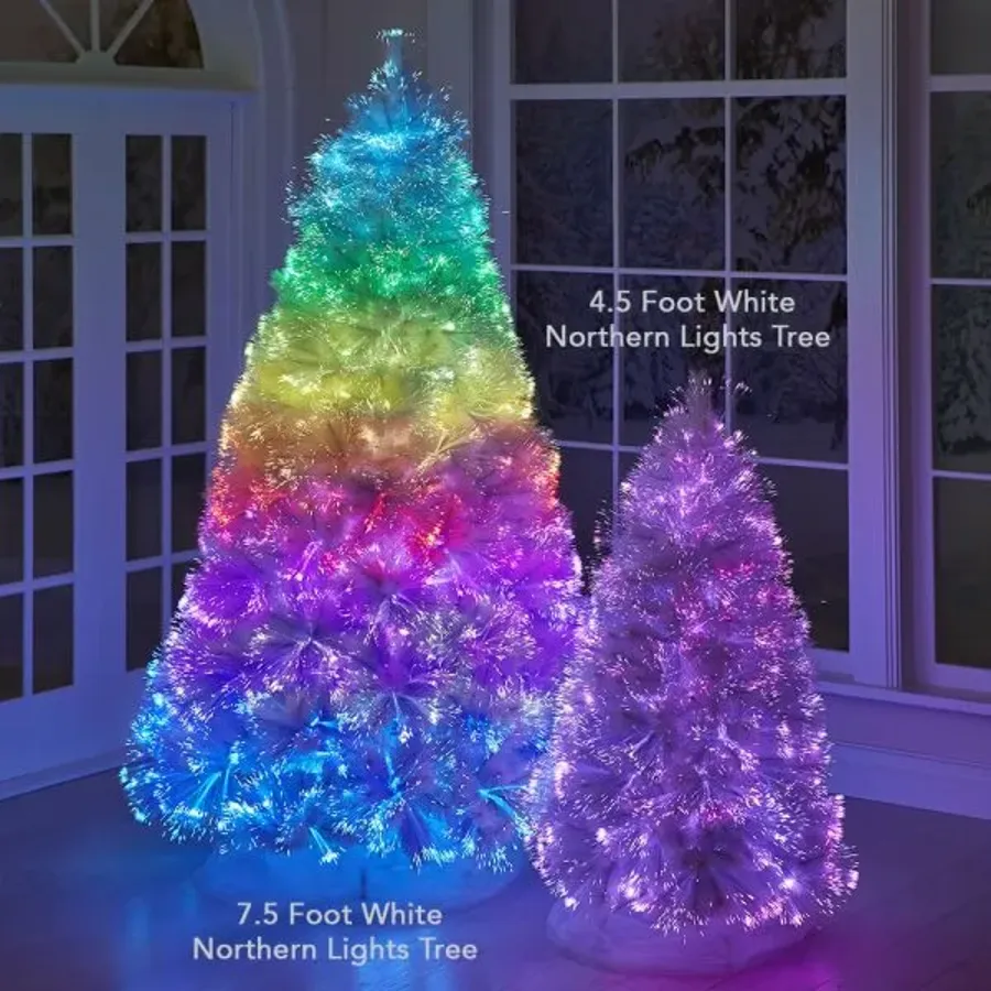 Christmas-The White Northern Lights Tree