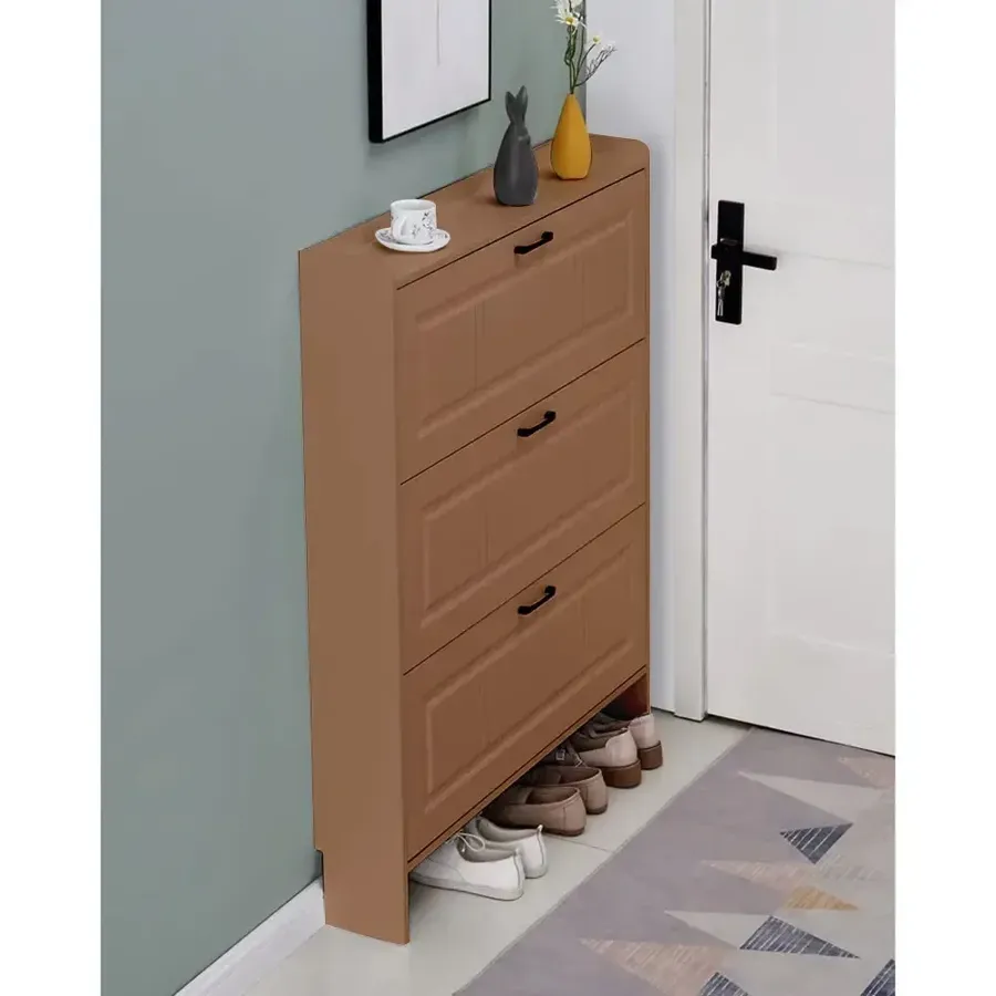 Wall Hidden Shoe Cabinet - Conceal Your Shoes in Style!