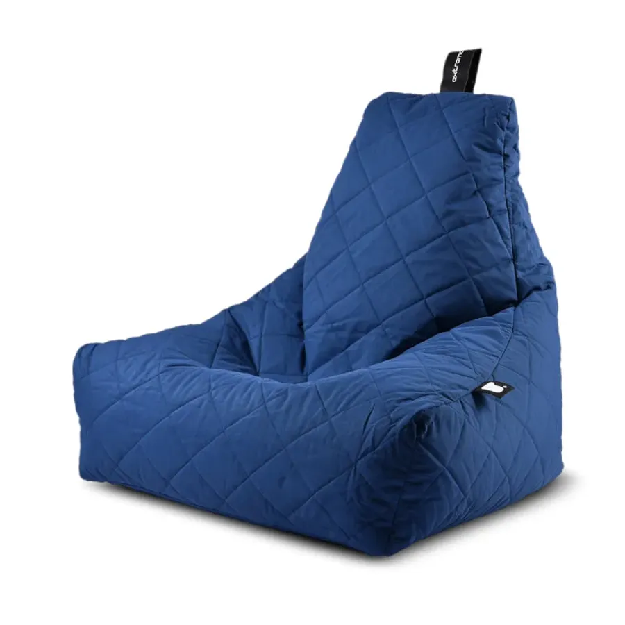 Mighty Bean Bag in Quilted Royal Blue