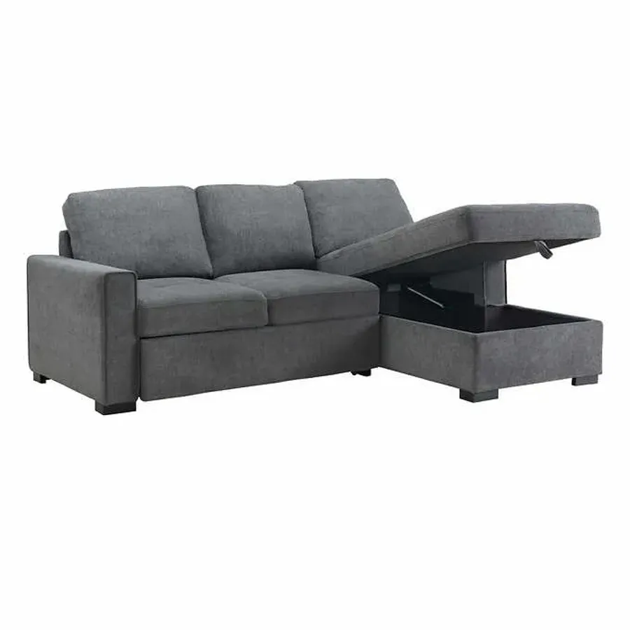 Sleeper Sofa with Storage Chaise