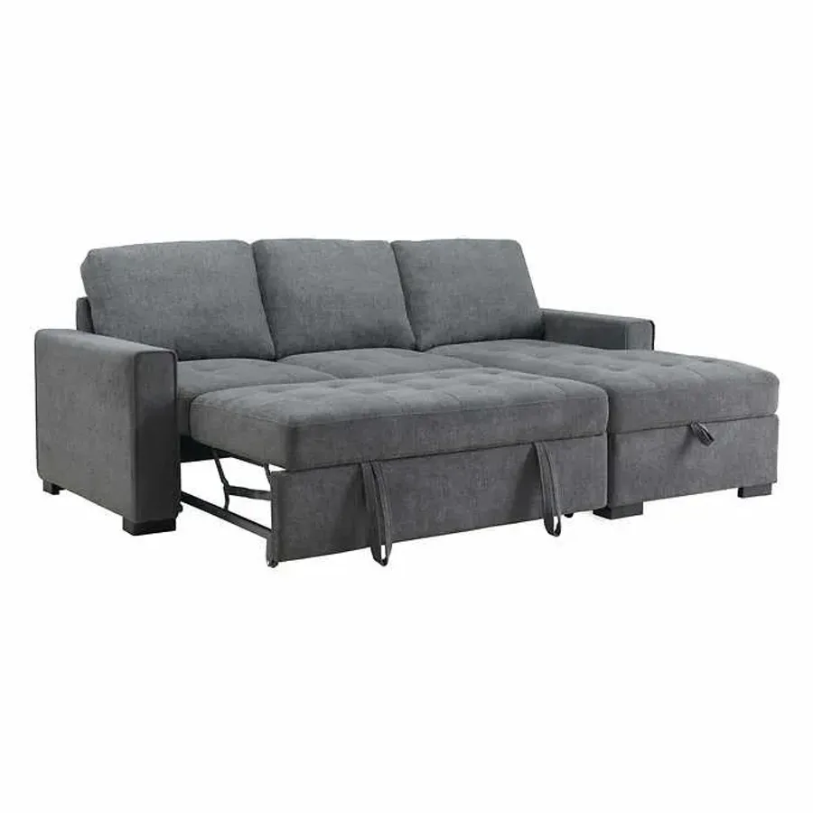 Sleeper Sofa with Storage Chaise