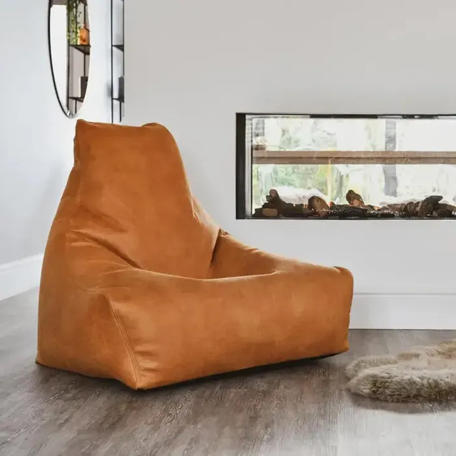 Mighty Luxury Bean Bag in Tan