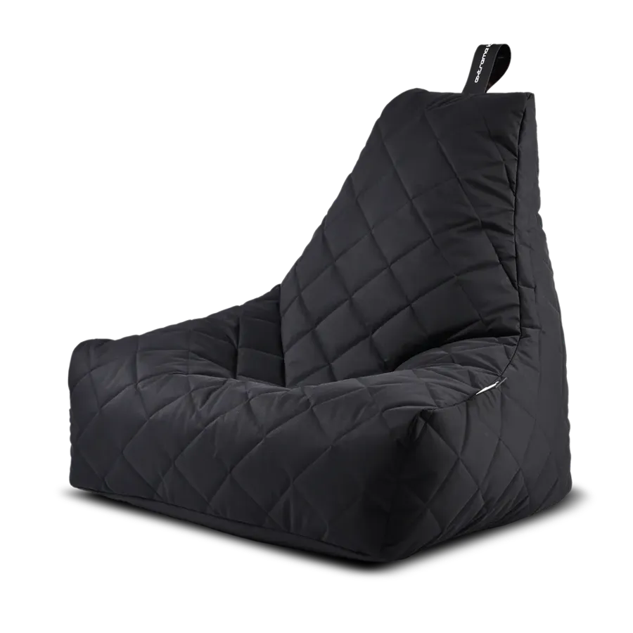 Mighty Bean Bag in Quilted Black