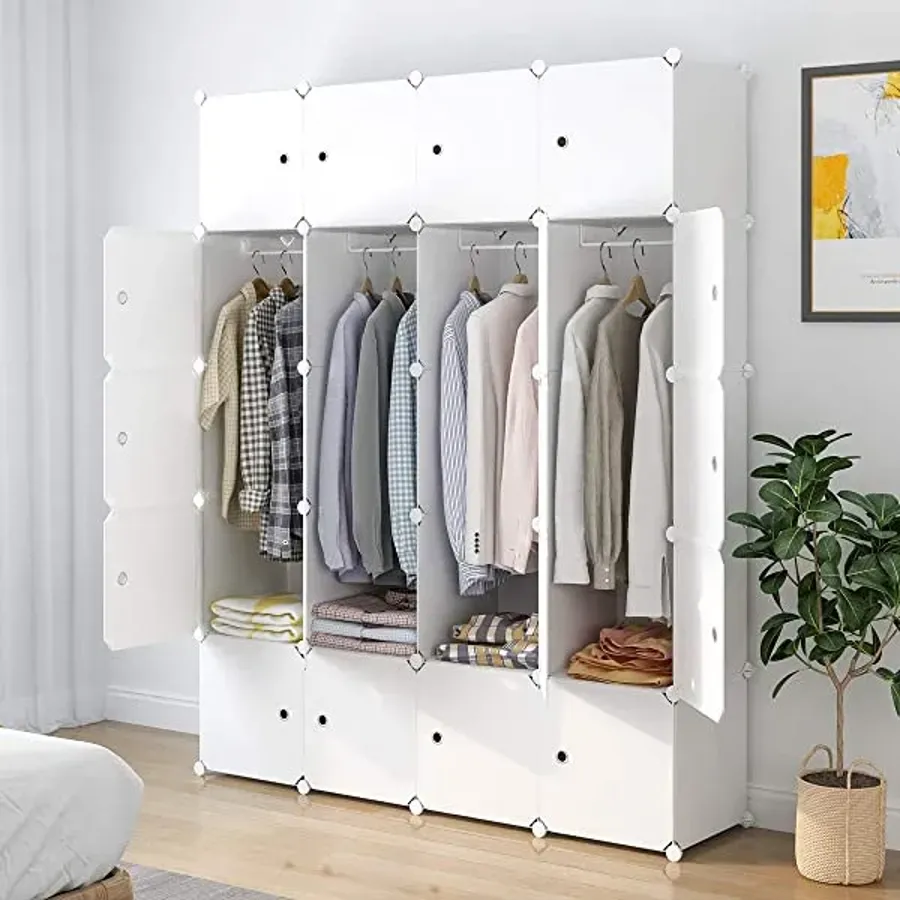 Portable Wardrobe Closets 14