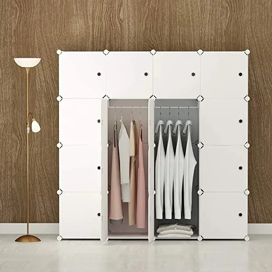 Portable Wardrobe Closets 14