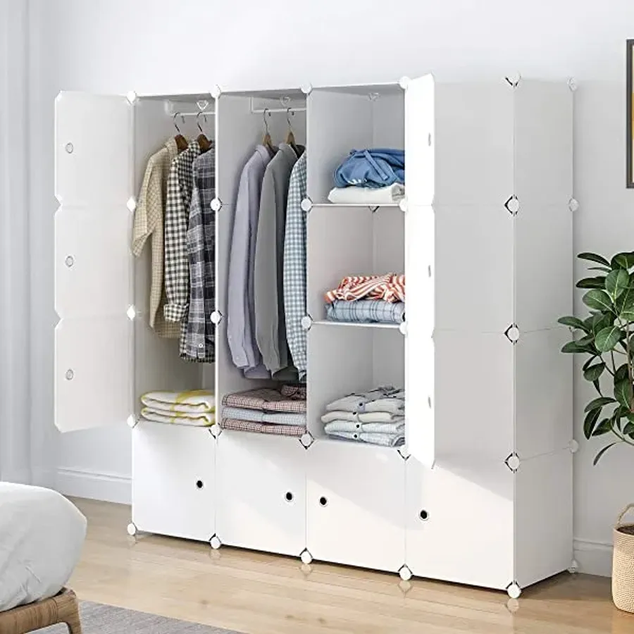 Portable Wardrobe Closets 14