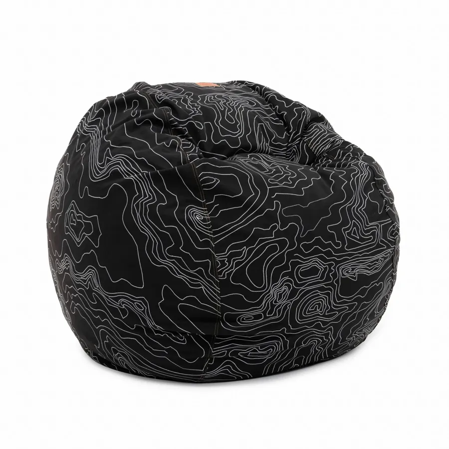 Bean Bag - Full - Black Topo