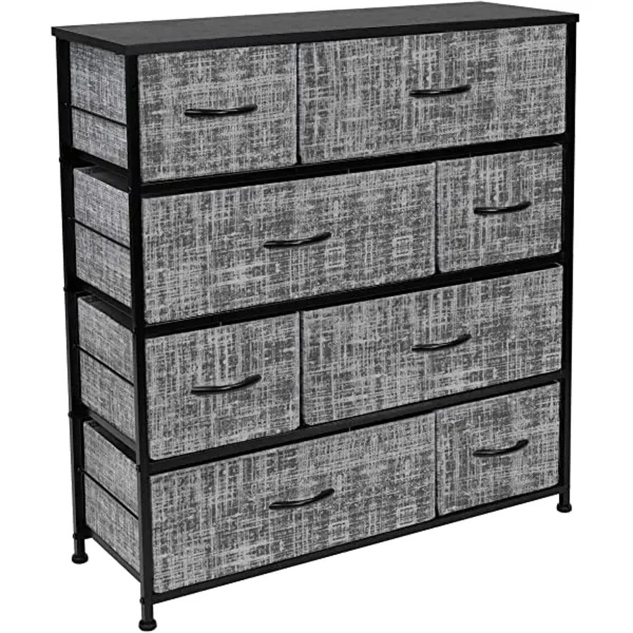 Dresser with 8 Drawers - Furniture Storage Chest