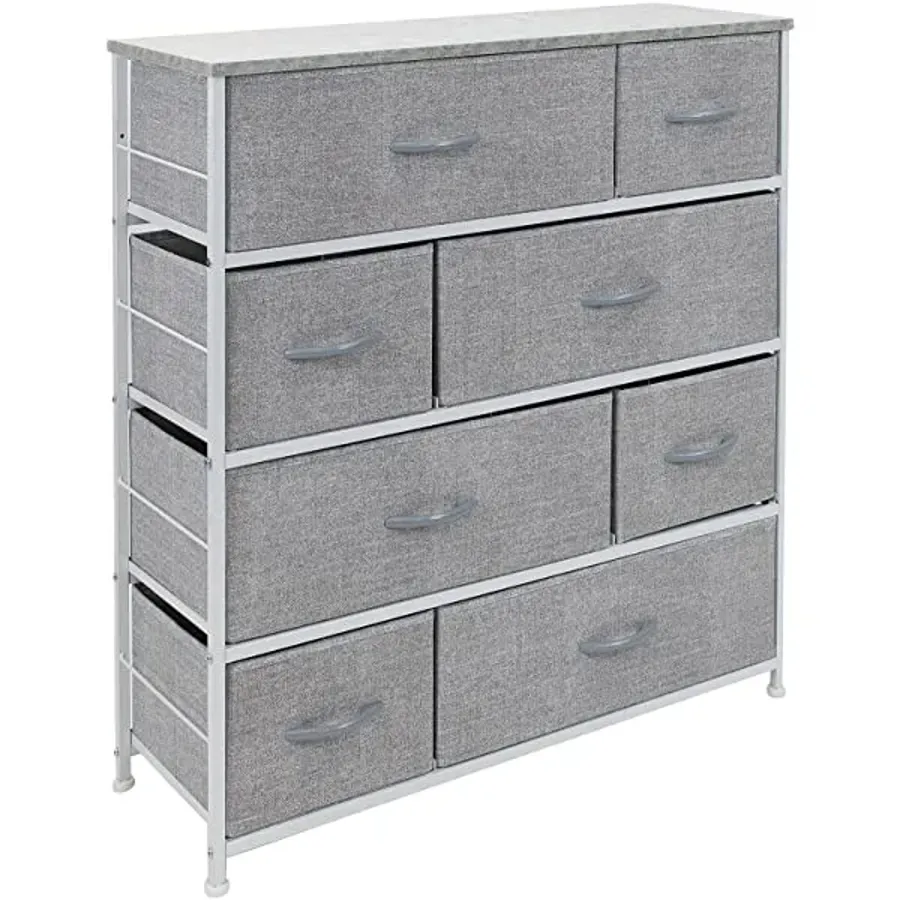 Dresser with 8 Drawers - Furniture Storage Chest