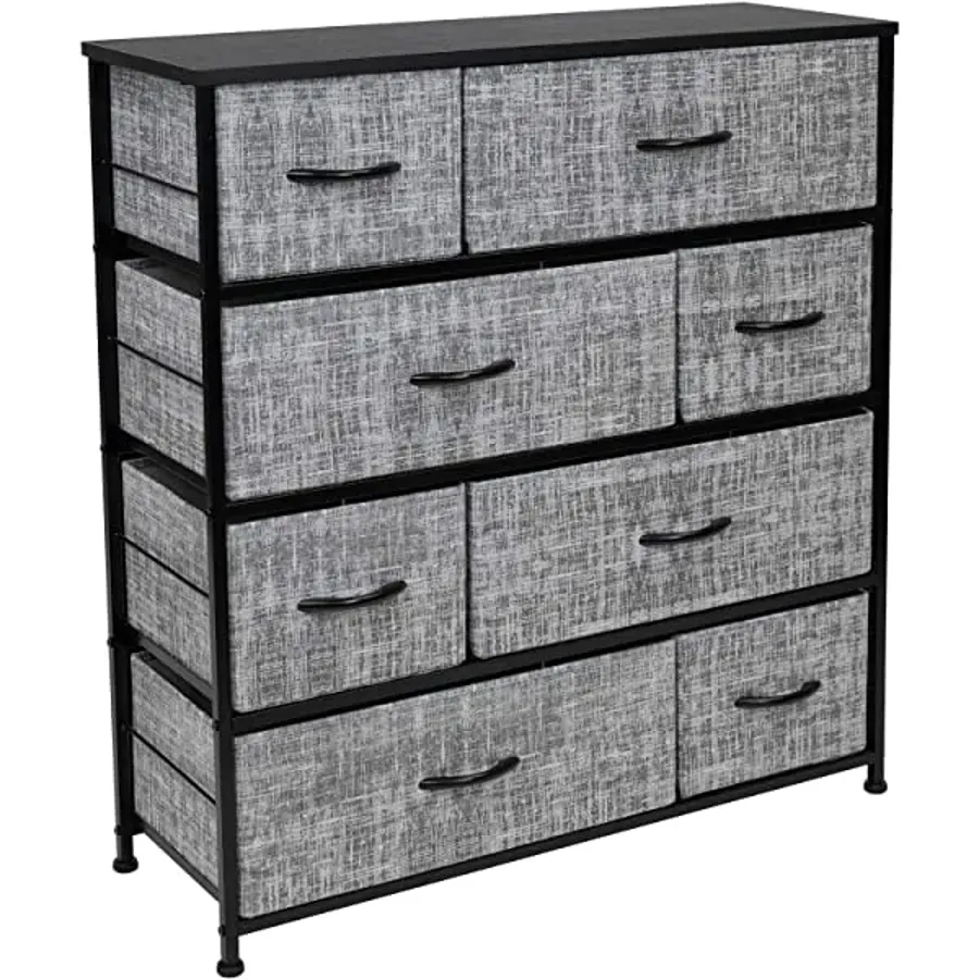 Dresser with 8 Drawers - Furniture Storage Chest