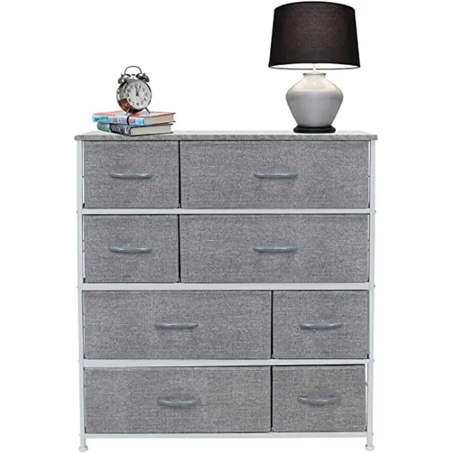 Dresser with 8 Drawers - Furniture Storage Chest