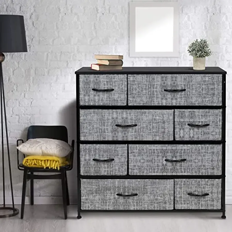 Dresser with 8 Drawers - Furniture Storage Chest