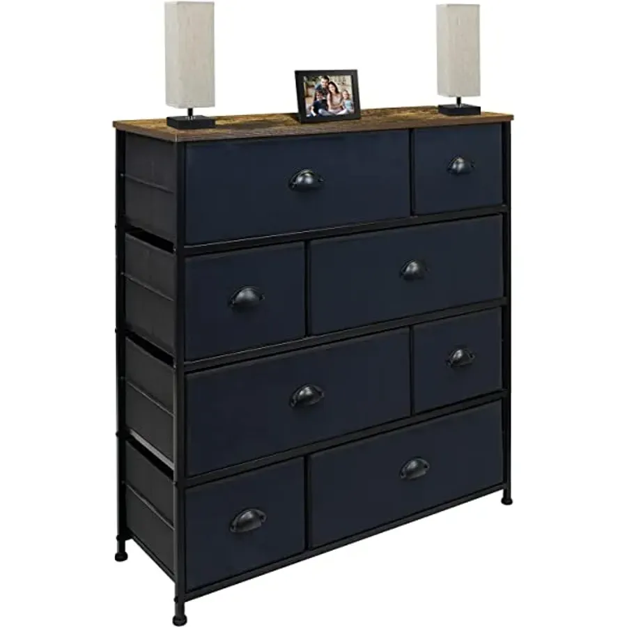 Dresser with 8 Drawers - Furniture Storage Chest