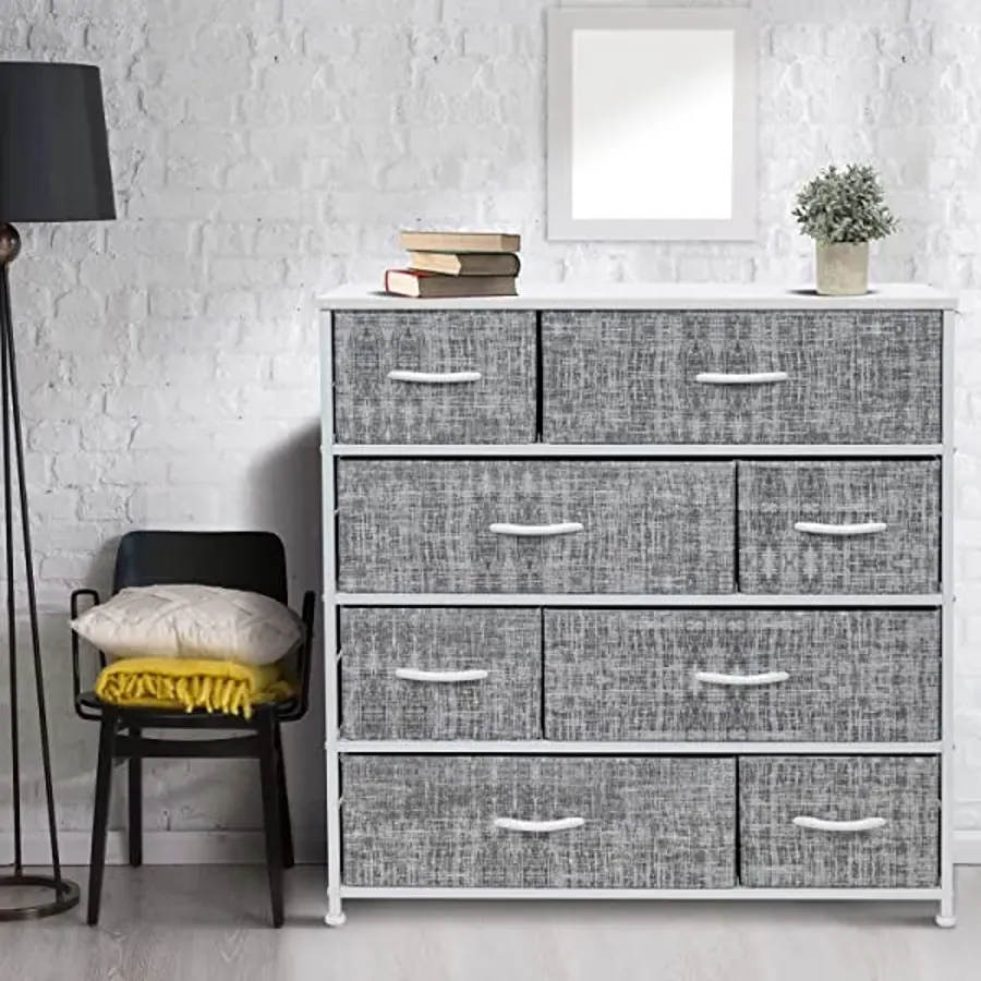 Dresser with 8 Drawers - Furniture Storage Chest