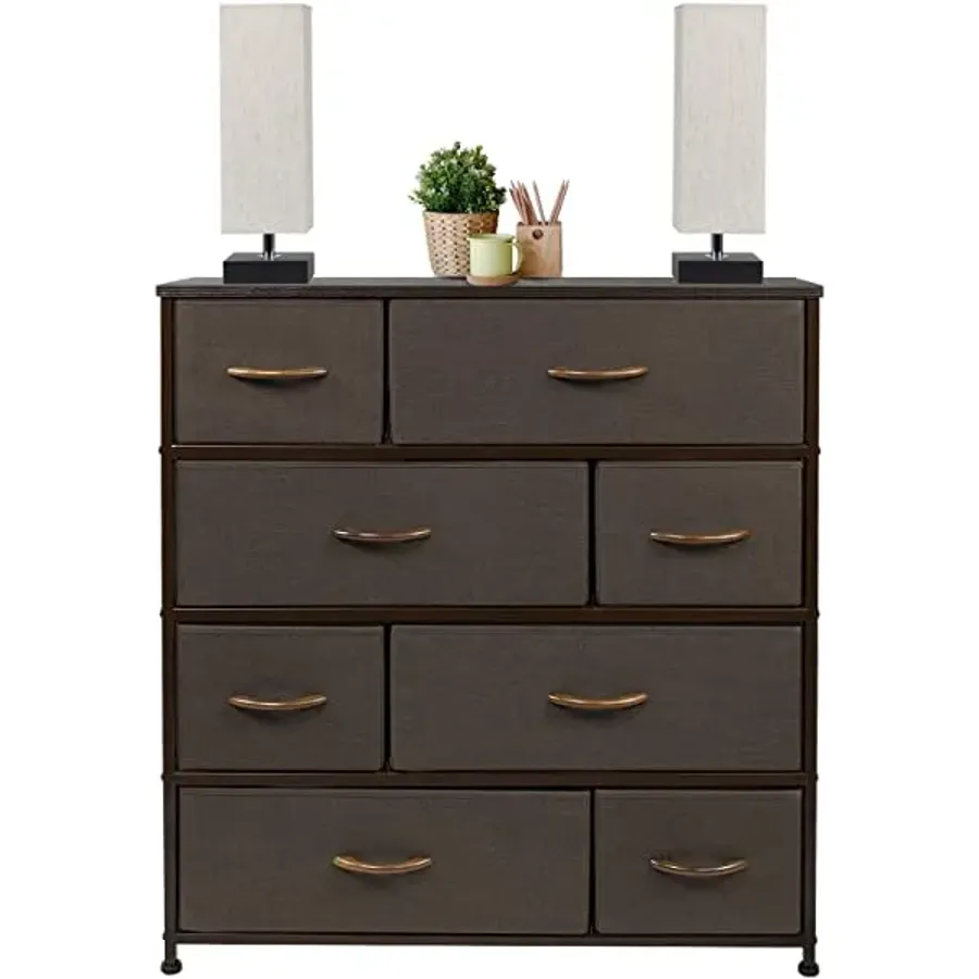 Dresser with 8 Drawers - Furniture Storage Chest