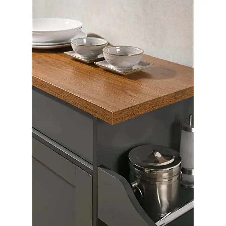 Kitchen Island | Black-beech