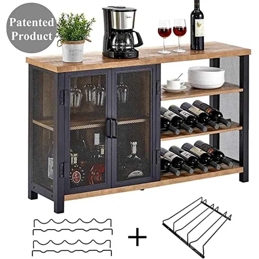 Industrial Bar Cabinet | Wine Cabinet