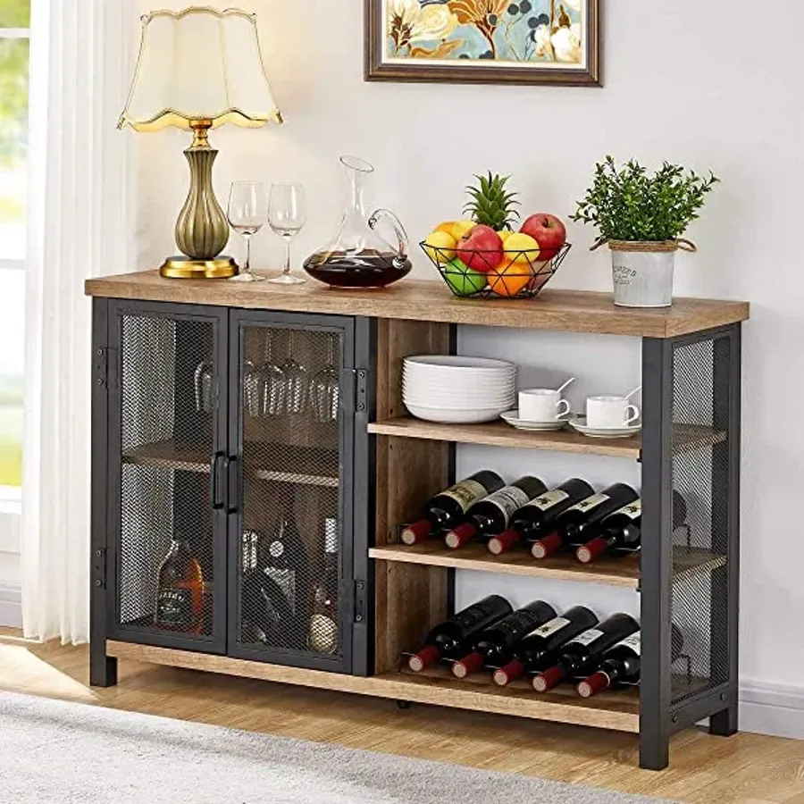 Industrial Bar Cabinet | Wine Cabinet