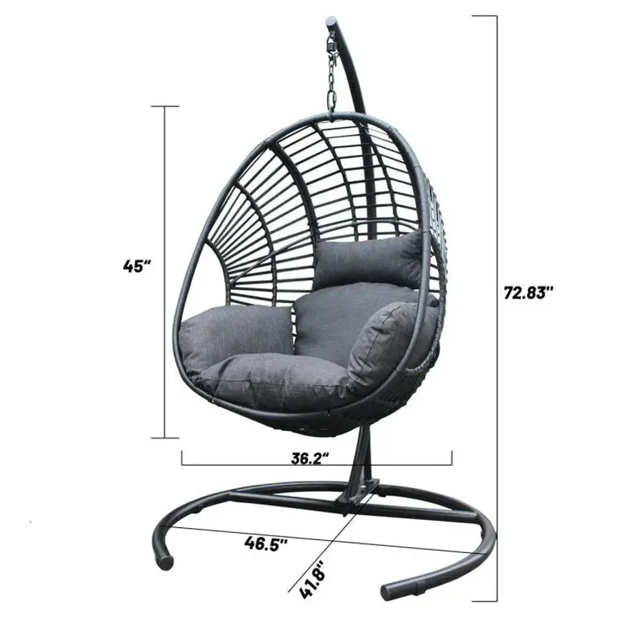 Swing Egg Chair With Stand Rain Cover Included