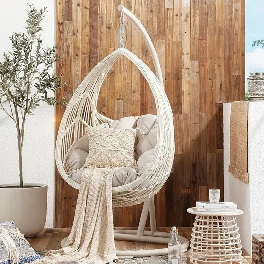 Swing Wicker Chair Thicken Sofa Cushion