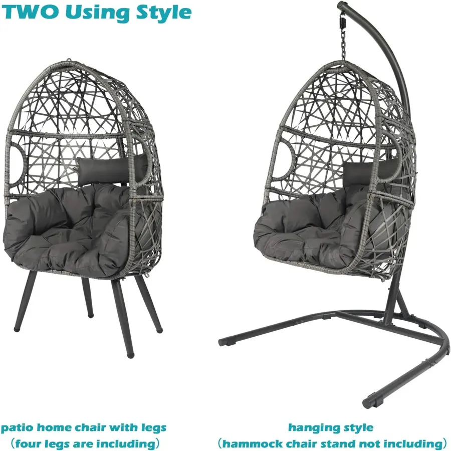 Swing Egg Chair - Rattan Hanging Chair