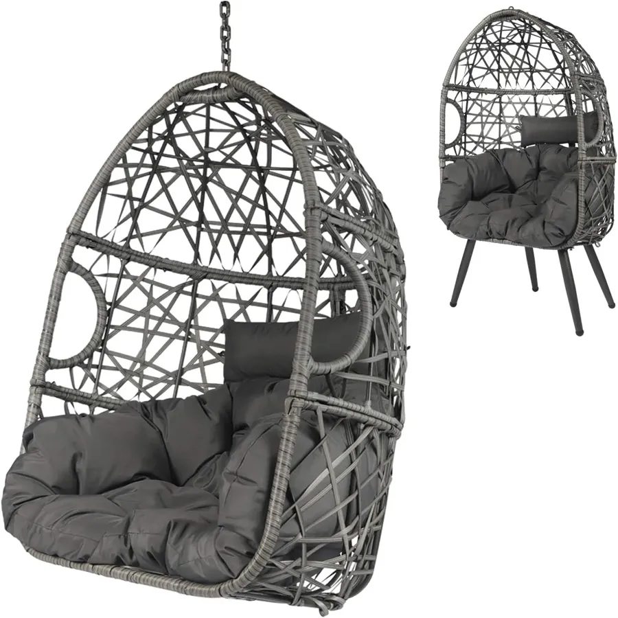 Swing Egg Chair - Rattan Hanging Chair