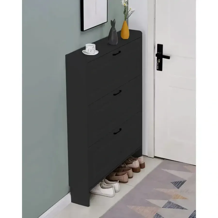 Wall Hidden Shoe Cabinet