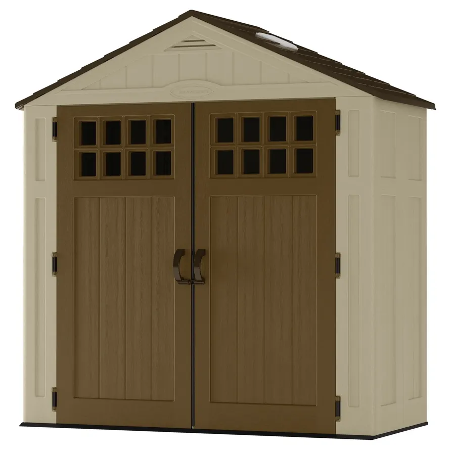 Everett Outdoor 6 ft. W x 3 ft. D Plastic Storage Shed