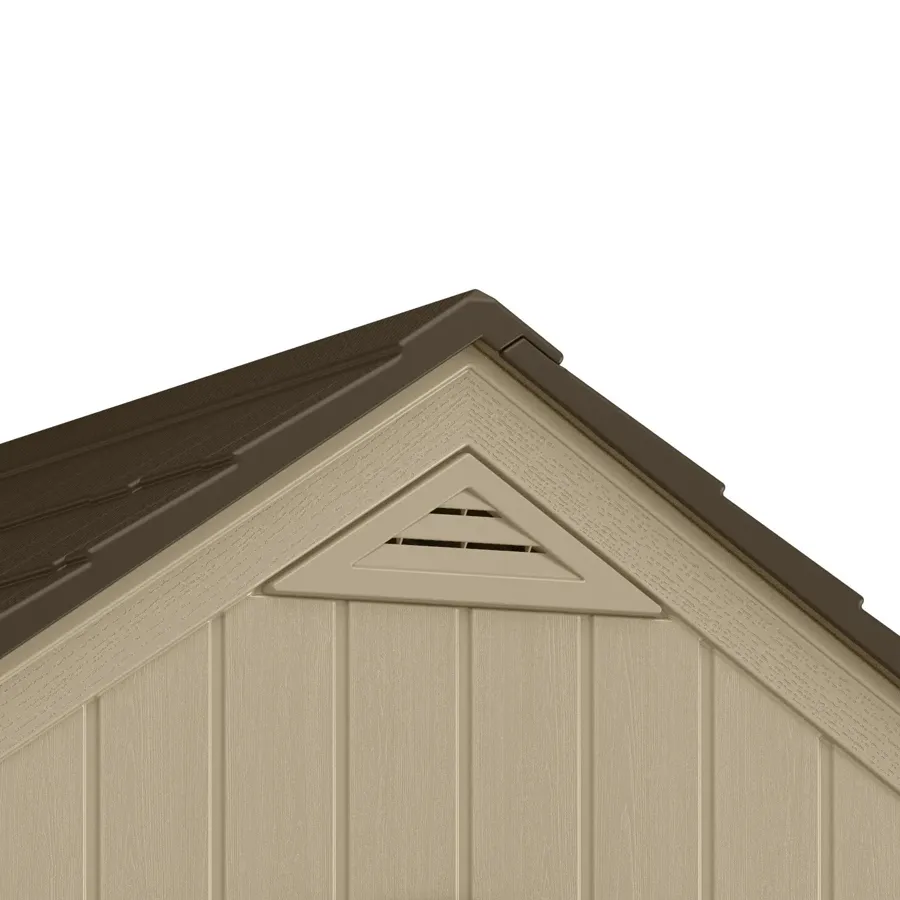 Sutton Outdoor 7 ft. 5 in. W x 4 ft. D Plastic Storage Shed