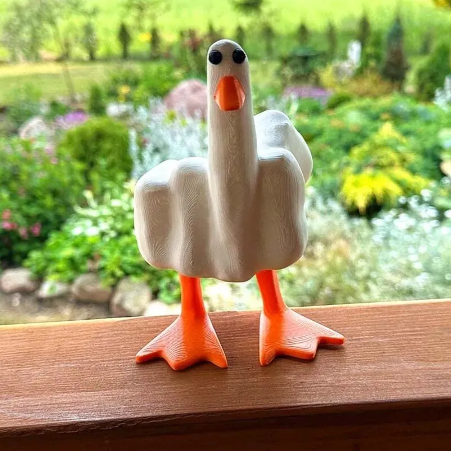 Middle finger duck-The Duck You-Halloween