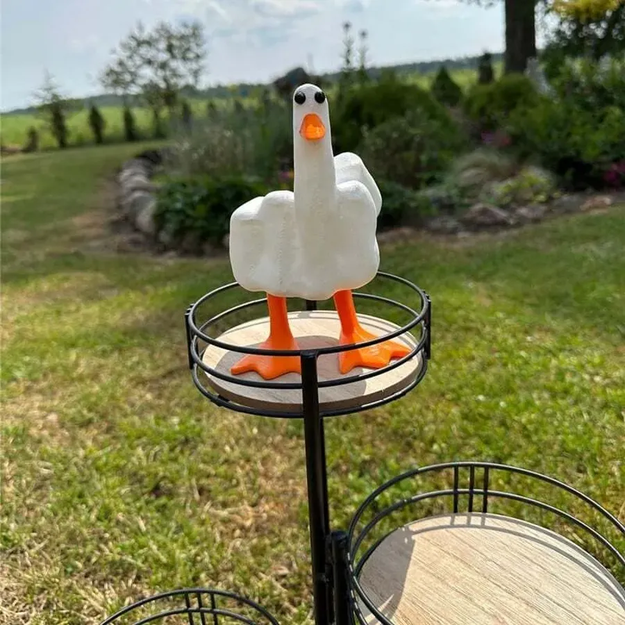 Middle finger duck-The Duck You-Halloween