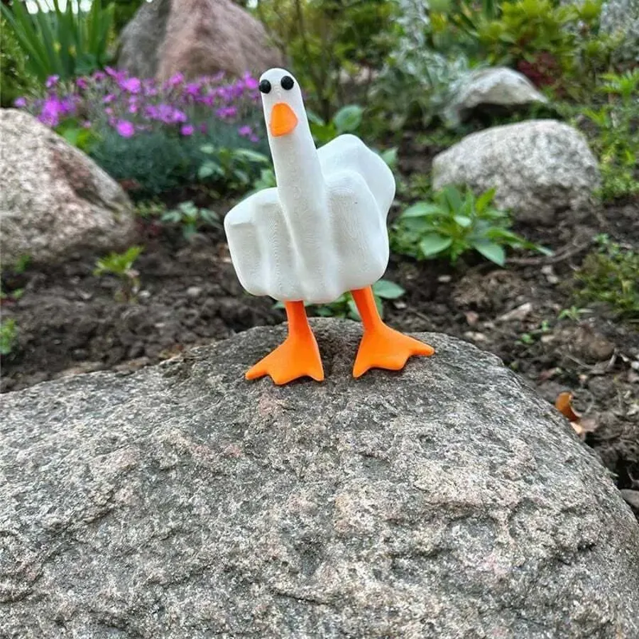 Middle finger duck-The Duck You-Halloween