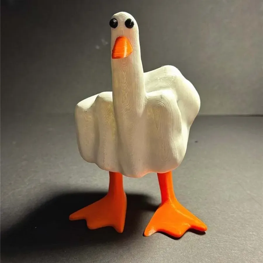 Middle finger duck-The Duck You-Halloween