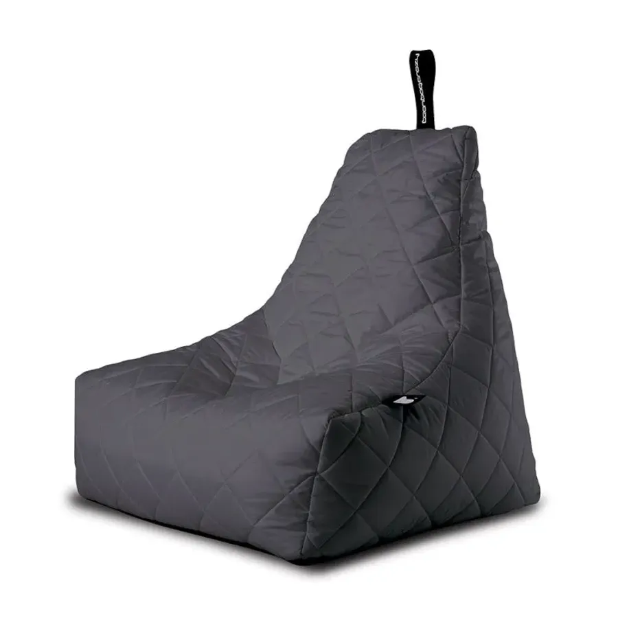 Mighty Bean Bag in Quilted Grey