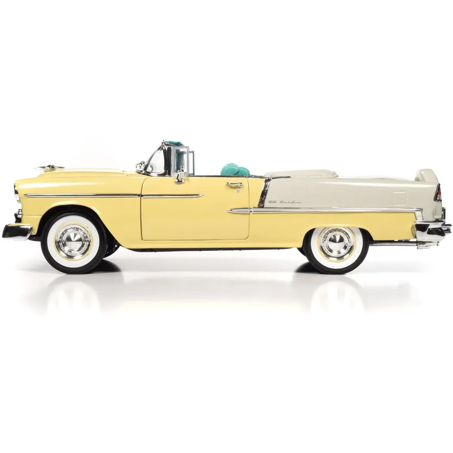 1955 Bel Air Convertible - Harvest Gold 1:18 Scale Diecast Replica Model